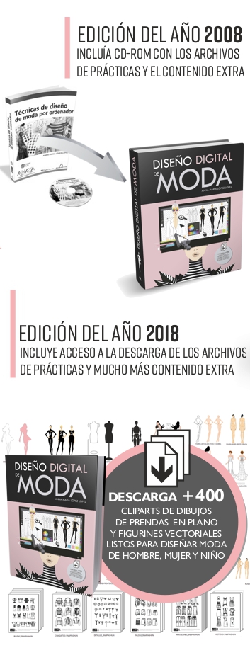 Tecnicas de diseño de moda por ordenador ahora es Diseño Digital de Moda